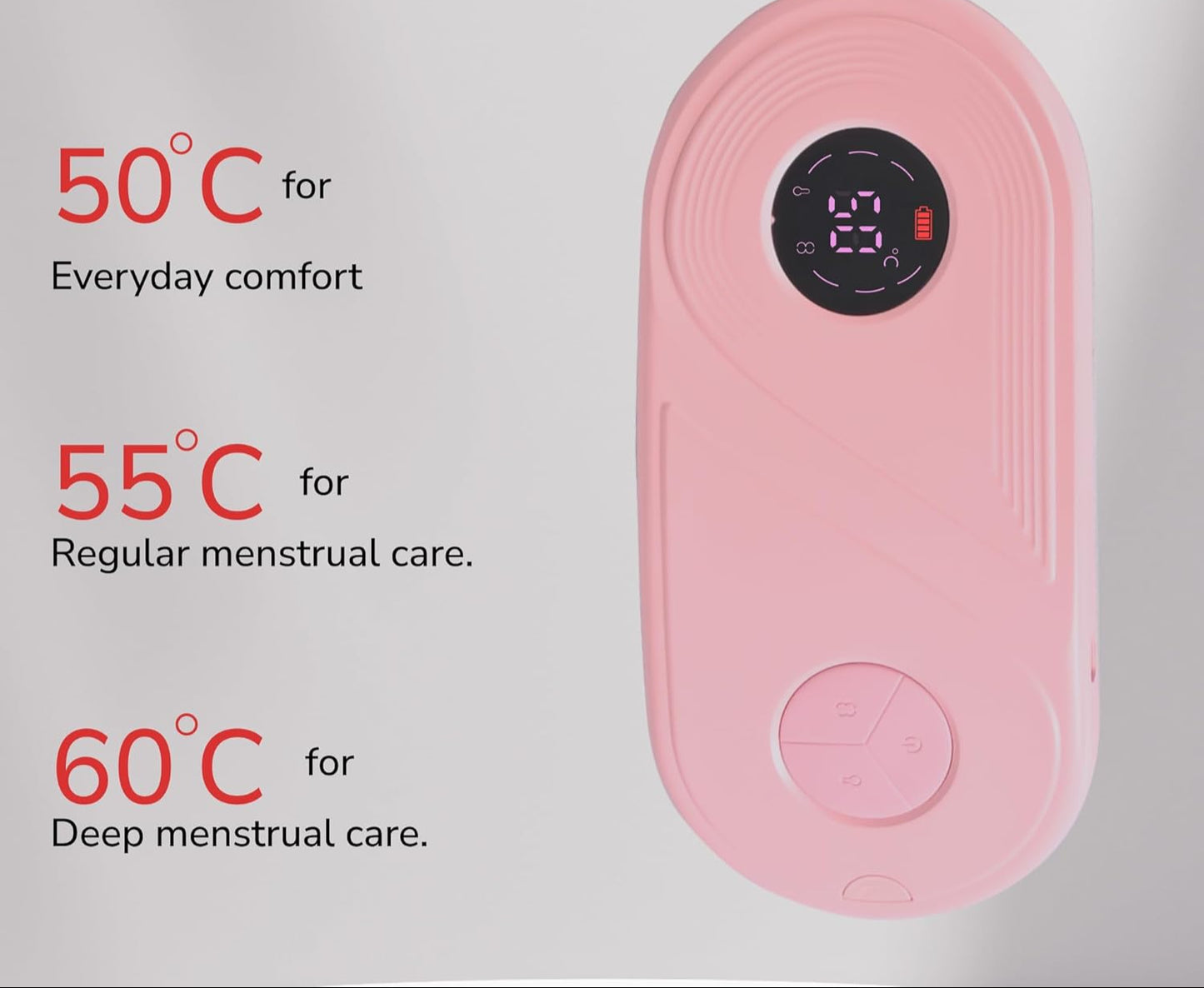 Purgato Smart Heating Pad Belt – Instant Relief for Cramps & Aches at Home