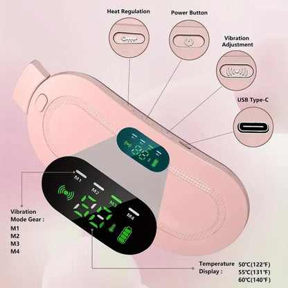 Purgato Smart Heating Pad Belt – Instant Relief for Cramps & Aches at Home