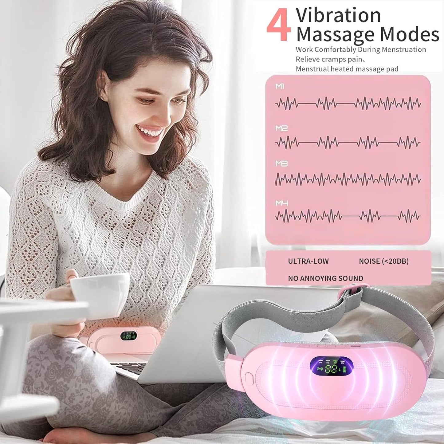 Purgato Smart Heating Pad Belt – Instant Relief for Cramps & Aches at Home
