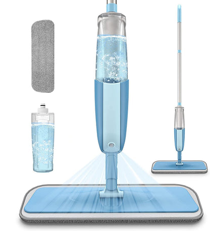 Purgato Spray Mop with Microfiber Cloth and Aluminum Pole