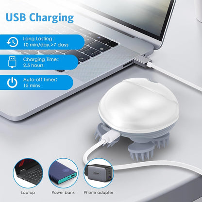 Purgato Waterproof Electric Scalp Massager