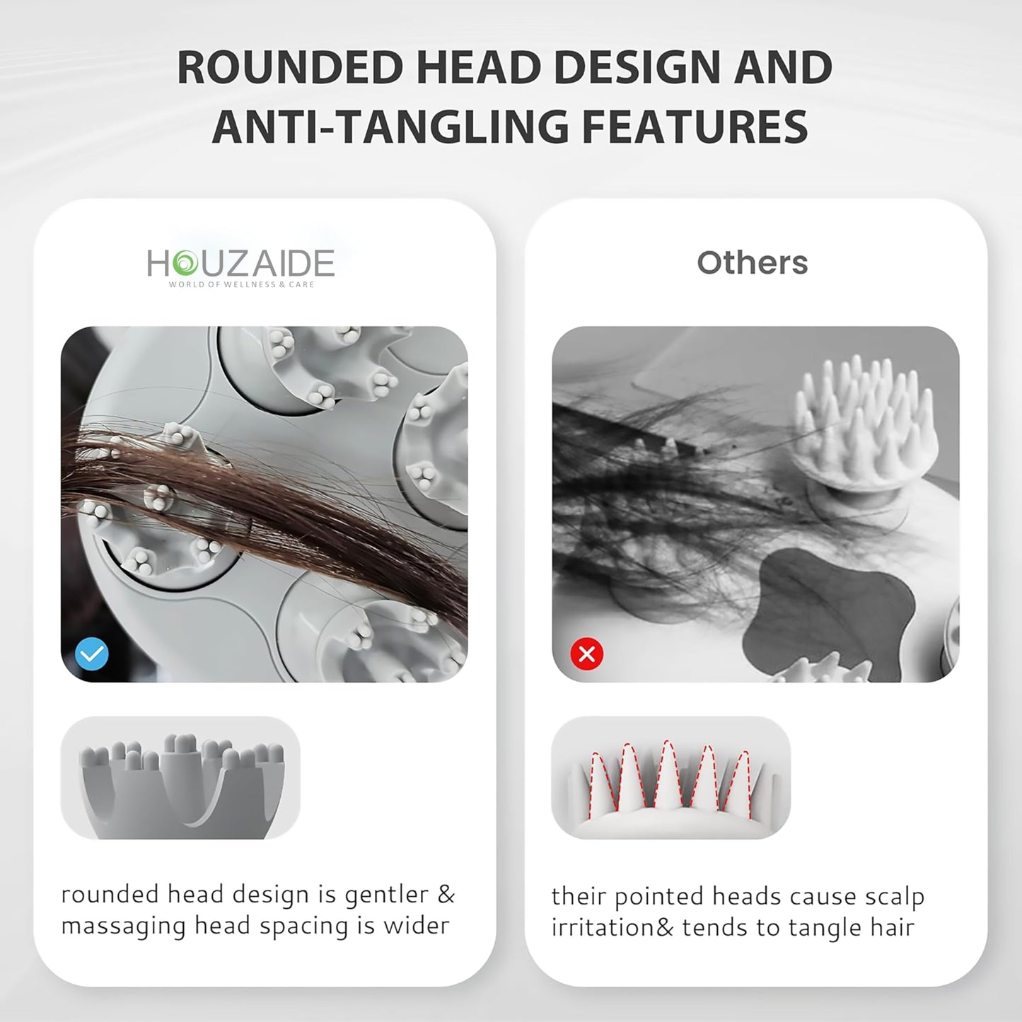 Purgato Waterproof Electric Scalp Massager