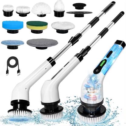 Purgato Electric Spin Scrubber | Cordless Multi-Brush Cleaner
