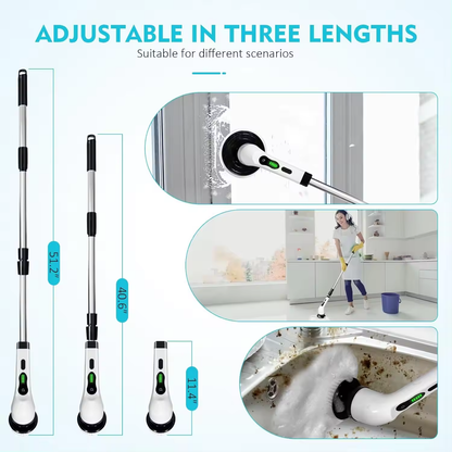 Purgato Electric Spin Scrubber | Cordless Multi-Brush Cleaner