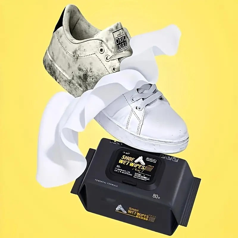 Purgato Shoe Cleaning Wet Wipes – Pack of 80